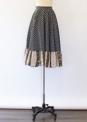 70s Linen Skirt