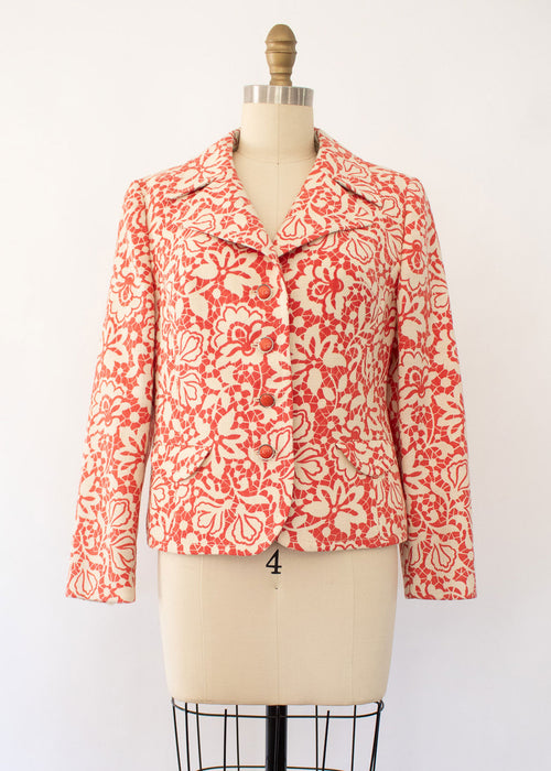 60s Floral Mod Jacket