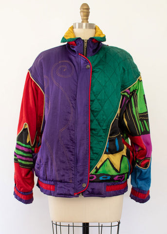 80s Mohair Puffer Jacket