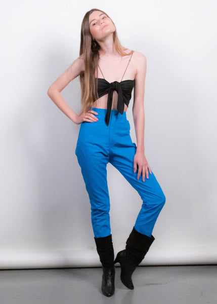80s High-Waisted Speckled Trousers – gisela&Zoe