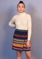 90s Southwestern Wrap Skirt
