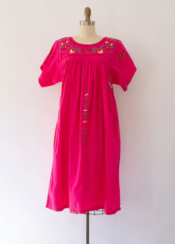 60s Red Velvet Dress