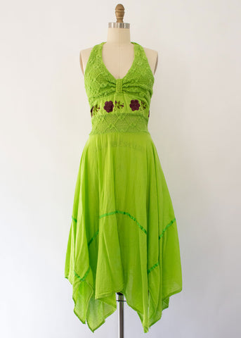 50s Ann Kauffman Ruffle Dress