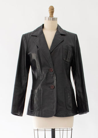 80s Jean Paul Gaultier Leather Jacket