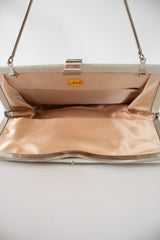 50s Silver Lurex Handbag