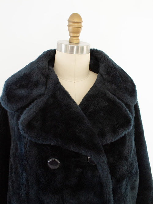 60s Mod Teddy Coat