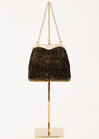 1920s Antique Velvet Carpet Purse