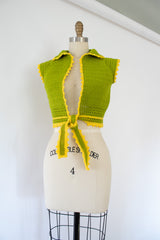 60s Hand-Made Crochet Vest