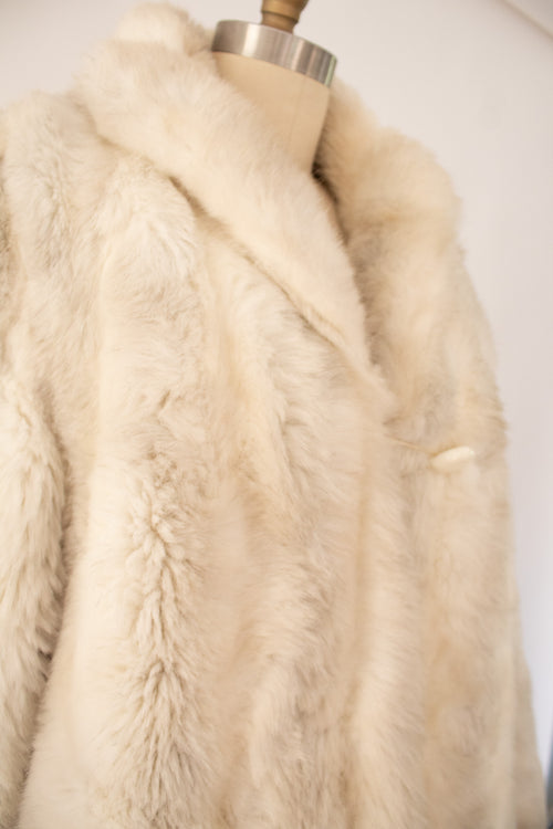 80s Fox Faux Fur Coat