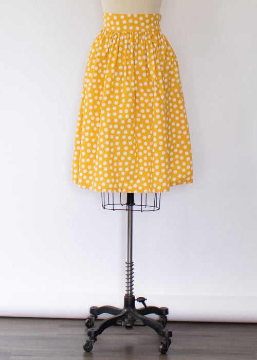 Y2K Polka-Dot Full Skirt