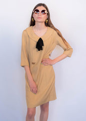 60s Raw Silk Madeline Dress