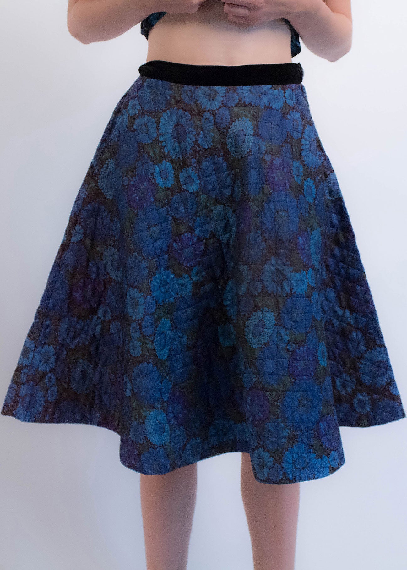 50s Floral Skirt Set