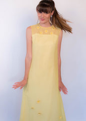 60s Daisy Caftan Dress
