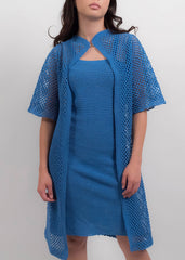 60s Crochet 2-Piece Dress
