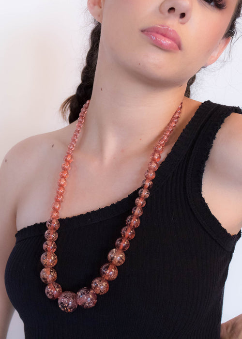 60s Beaded Bubble Necklace