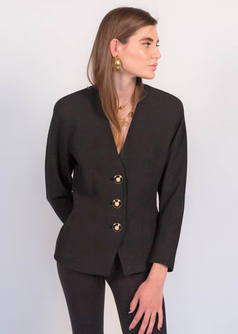 60s Mod Boucle Knit Jacket