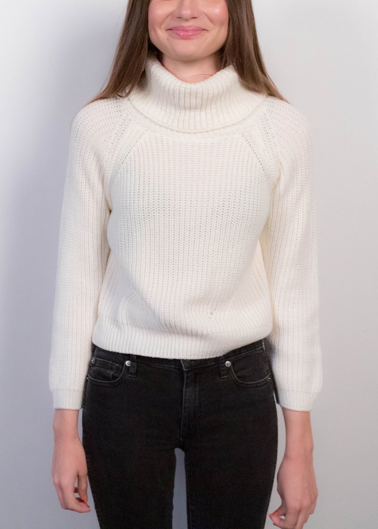 80s Pointelle Crop Sweater