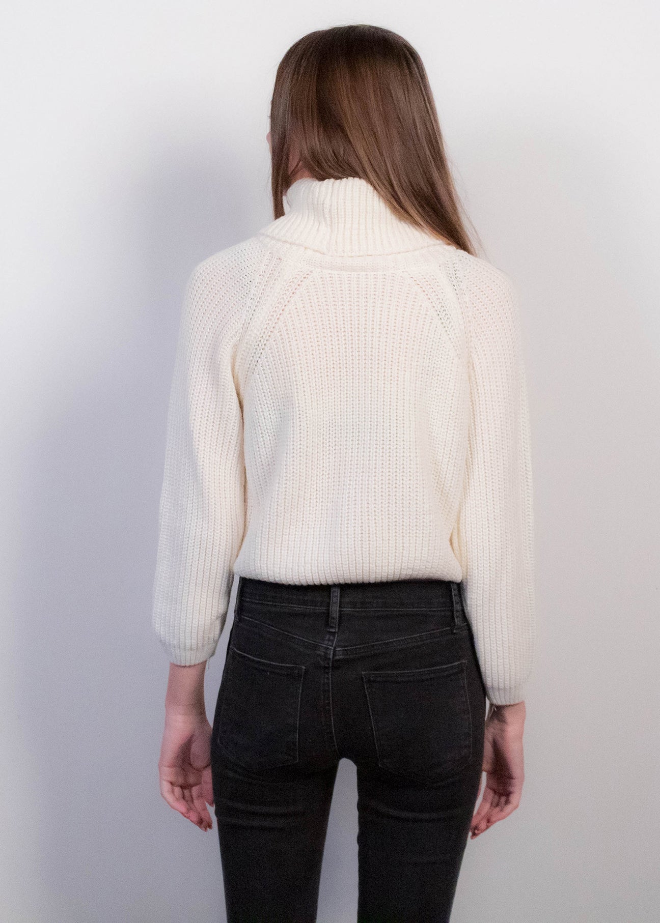 80s Pointelle Crop Sweater