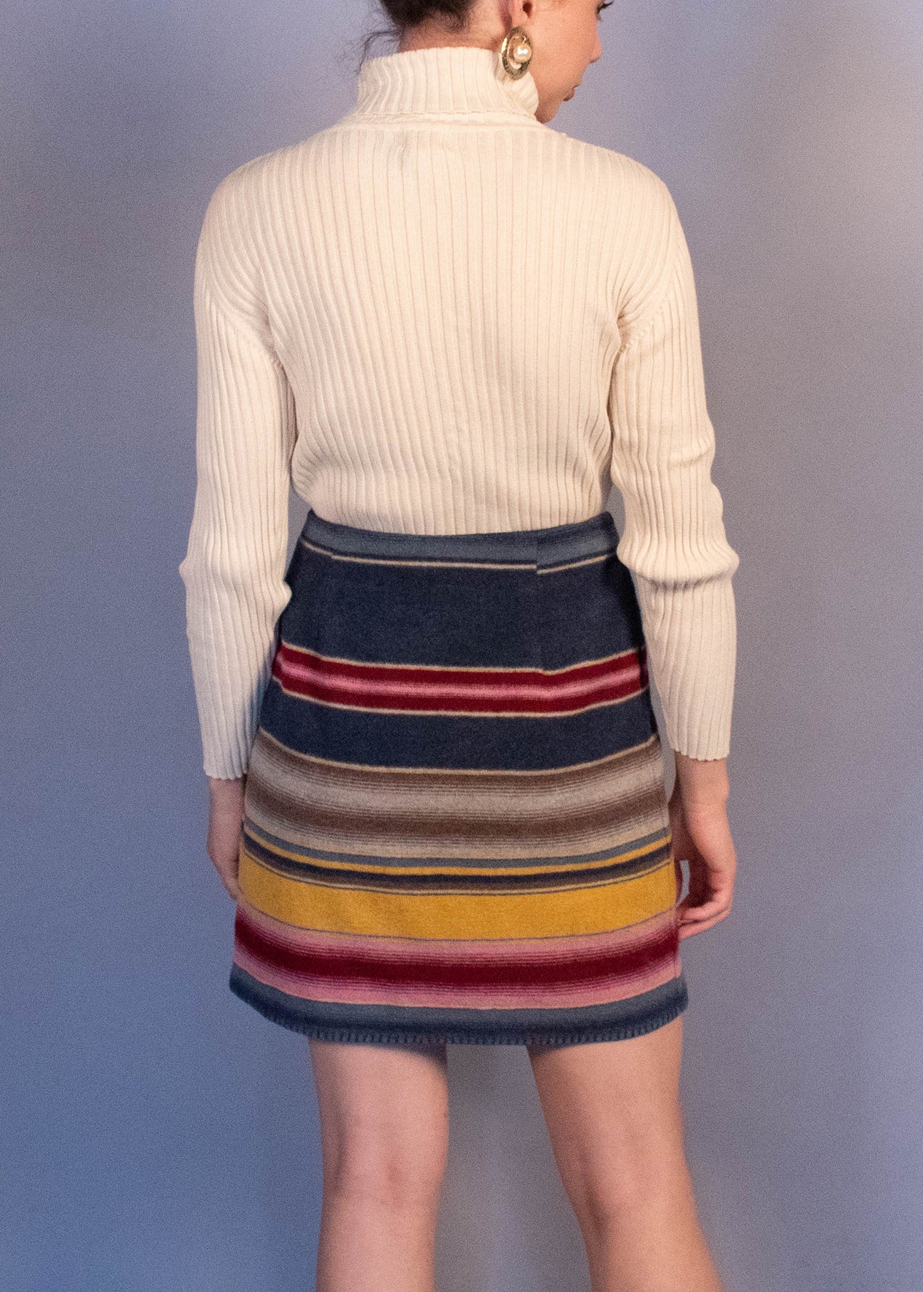 90s Southwestern Wrap Skirt