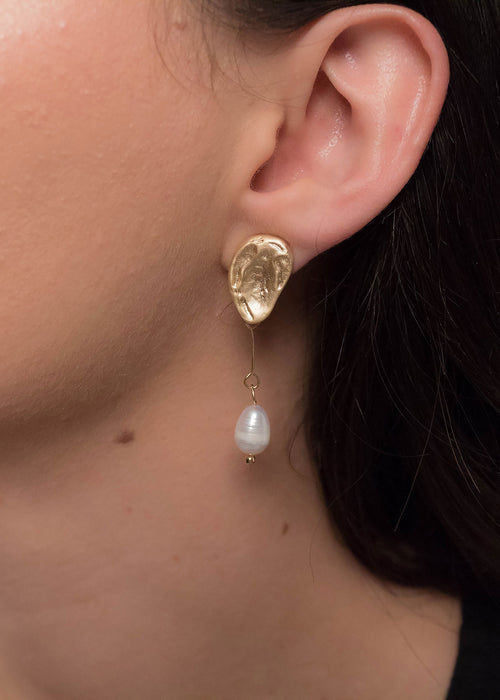 Multi-Length Drop Pearl Earrings